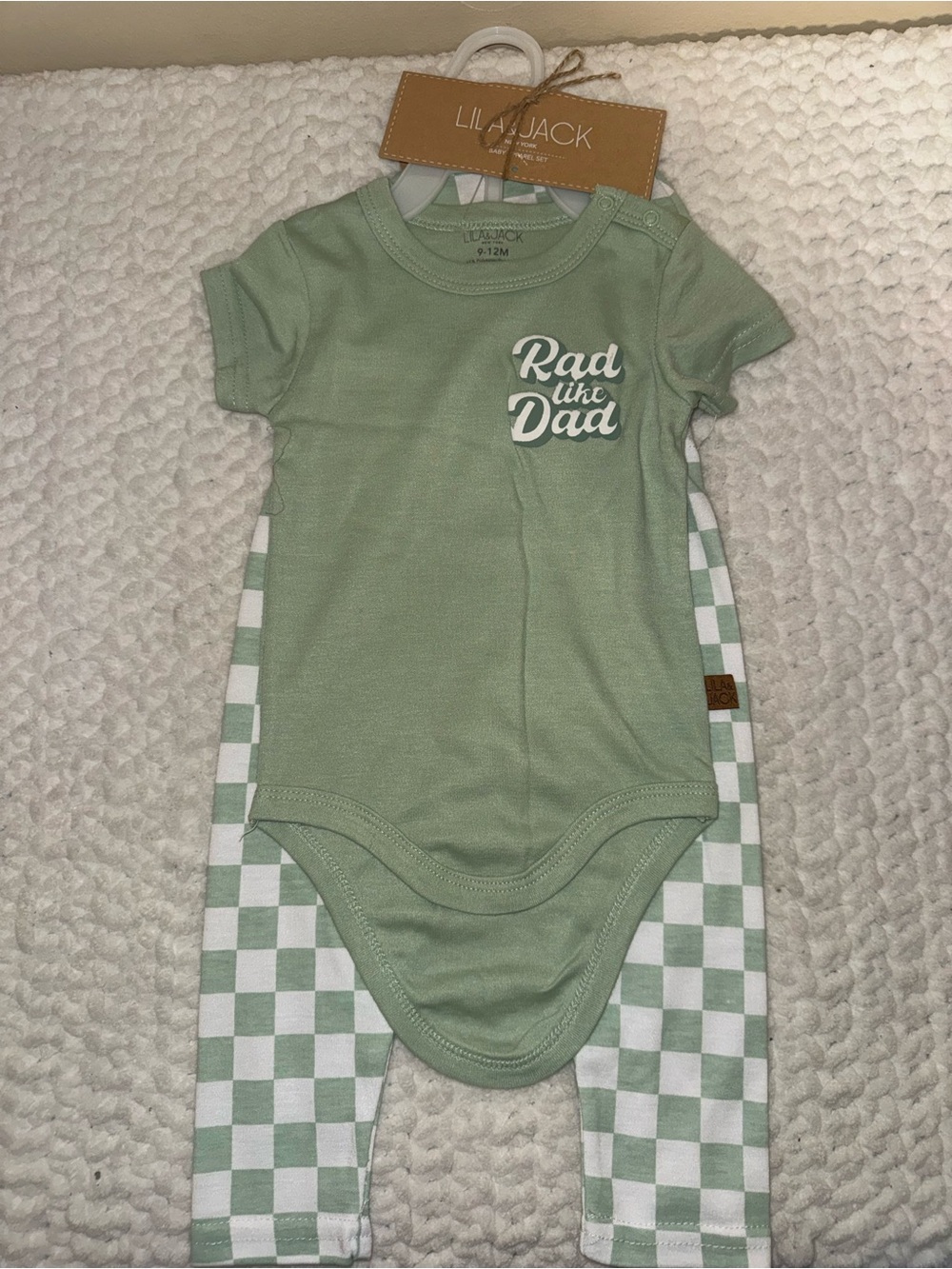 'Rad Like Dad' Green three- Piece Set for Kids